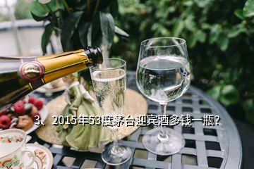 3、2015年53度茅臺迎賓酒多錢一瓶？