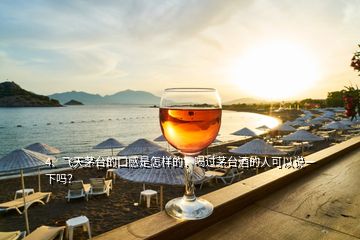 4、飛天茅臺的口感是怎樣的，喝過茅臺酒的人可以說一下嗎？