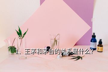 1、王茅和茅臺的關系是什么？