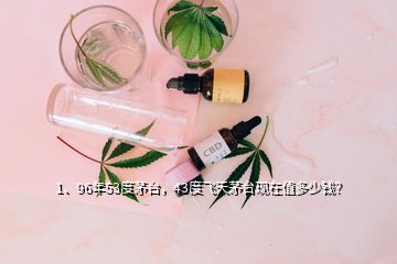 1、96年53度茅臺(tái)，43度飛天茅臺(tái)現(xiàn)在值多少錢？