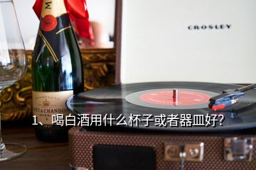 1、喝白酒用什么杯子或者器皿好？