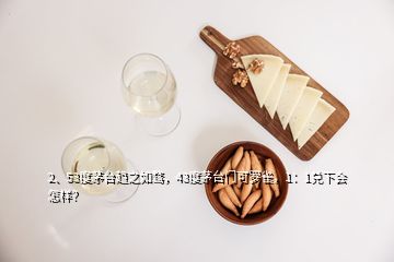 2、53度茅臺趨之如騖，43度茅臺門可羅雀，1：1兌下會怎樣？