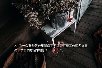 2、為什么有些茅臺集團(tuán)旗下子公司打著茅臺酒名義宣傳，茅臺酒集團(tuán)不管呢？