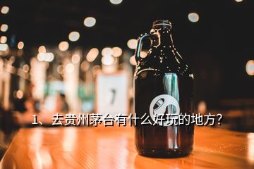 1、去貴州茅臺(tái)有什么好玩的地方？