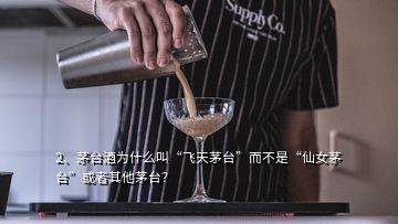 2、茅臺(tái)酒為什么叫“飛天茅臺(tái)”而不是“仙女茅臺(tái)”或者其他茅臺(tái)？