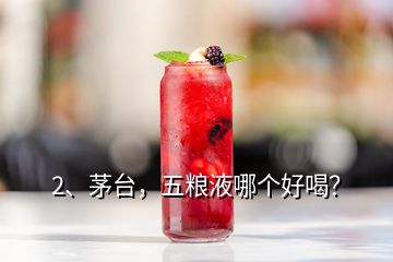 2、茅臺，五糧液哪個(gè)好喝？