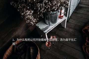 1、為什么有的公司開始裁掉中層管理，改為扁平化匯報(bào)？