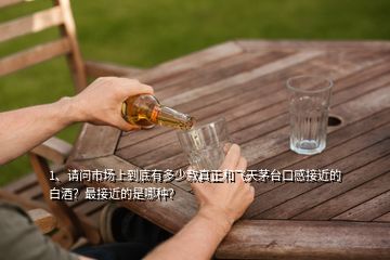 1、請問市場上到底有多少款真正和飛天茅臺口感接近的白酒？最接近的是哪種？