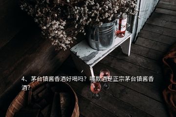 4、茅臺(tái)鎮(zhèn)醬香酒好喝嗎？哪款酒是正宗茅臺(tái)鎮(zhèn)醬香酒？