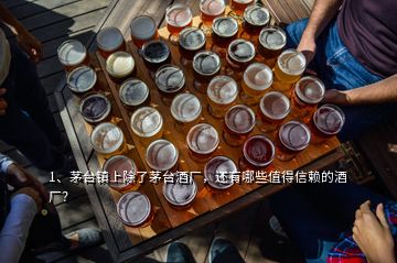 1、茅臺鎮(zhèn)上除了茅臺酒廠，還有哪些值得信賴的酒廠？