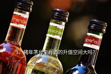 3、豬年茅臺生肖酒的升值空間大嗎？