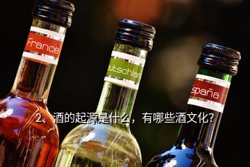 2、酒的起源是什么，有哪些酒文化？