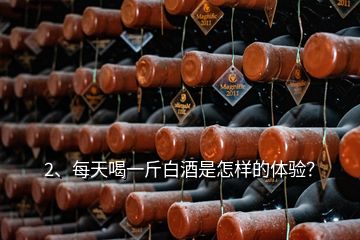 2、每天喝一斤白酒是怎樣的體驗(yàn)？