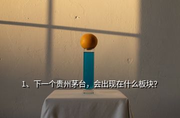 1、下一個(gè)貴州茅臺(tái)，會(huì)出現(xiàn)在什么板塊？