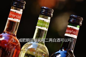 3、減肥期間每天喝二兩白酒可以嗎？