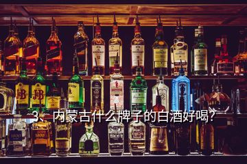 3、內蒙古什么牌子的白酒好喝？