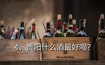 4、貴陽什么酒最好喝？