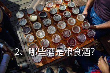 2、哪些酒是糧食酒？