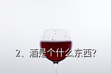 2、酒是個(gè)什么東西？