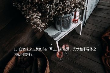 1、白酒未來(lái)走勢(shì)如何？軍工、新能源、光伏和半導(dǎo)體之間如何決擇？