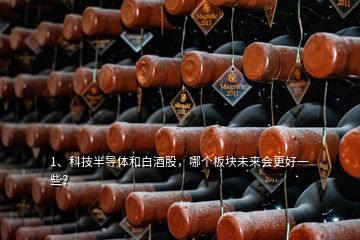 1、科技半導體和白酒股，哪個板塊未來會更好一些？