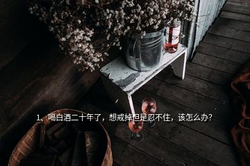 1、喝白酒二十年了，想戒掉但是忍不住，該怎么辦？