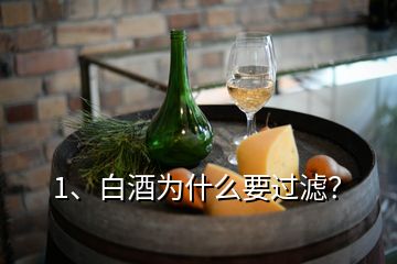 1、白酒為什么要過濾？