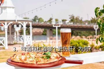 3、啤酒和紅酒哪個更傷肝？為何？