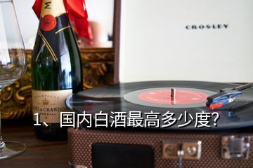 1、國內(nèi)白酒最高多少度？