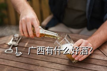 1、廣西有什么好酒？