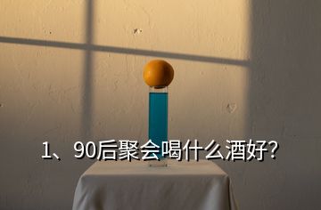 1、90后聚會喝什么酒好？