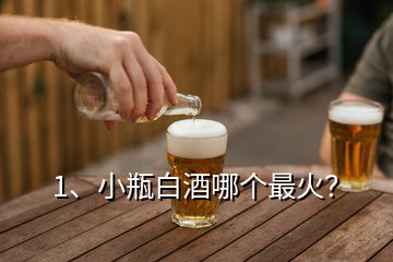 1、小瓶白酒哪個最火？