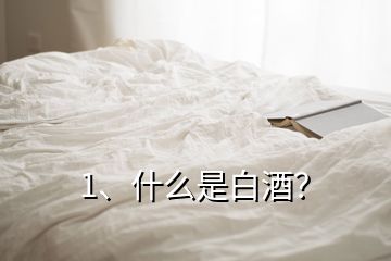 1、什么是白酒？