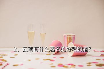 2、云南有什么著名的好喝的酒？