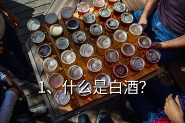 1、什么是白酒？