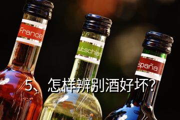 5、怎樣辨別酒好壞？