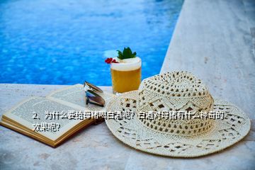 2、為什么要給母豬喝白酒呢？白酒對(duì)母豬有什么神奇的效果呢？