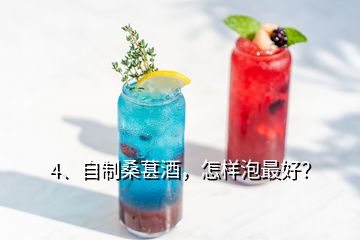 4、自制桑葚酒，怎樣泡最好？