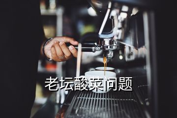 老壇酸菜問(wèn)題