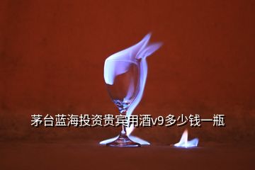 茅臺(tái)藍(lán)海投資貴賓用酒v9多少錢(qián)一瓶