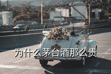 為什么茅臺酒那么貴