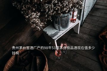 貴州茅臺窖酒廠產(chǎn)的98年53度茅臺極品酒現(xiàn)在值多少錢啊