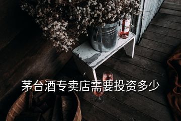 茅臺(tái)酒專賣店需要投資多少