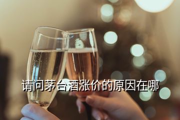 請問茅臺酒漲價(jià)的原因在哪