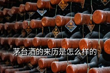 茅臺(tái)酒的來(lái)歷是怎么樣的