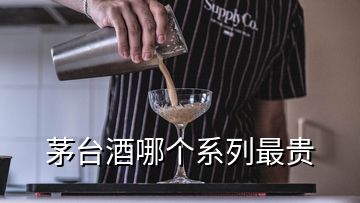 茅臺(tái)酒哪個(gè)系列最貴