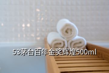 53茅臺百年金獎輝煌500ml