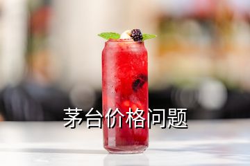 茅臺(tái)價(jià)格問題