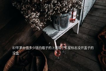 87年茅臺值多少錢白瓶子的上面有個五星標(biāo)志沒開蓋子的沒盒