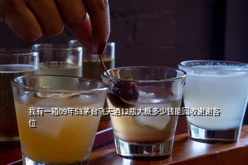 我有一箱09年53茅臺飛天酒12瓶大概多少錢能回收謝謝各位